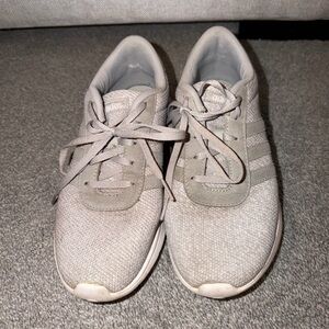 Adidas Light Gray Athletic Shoes